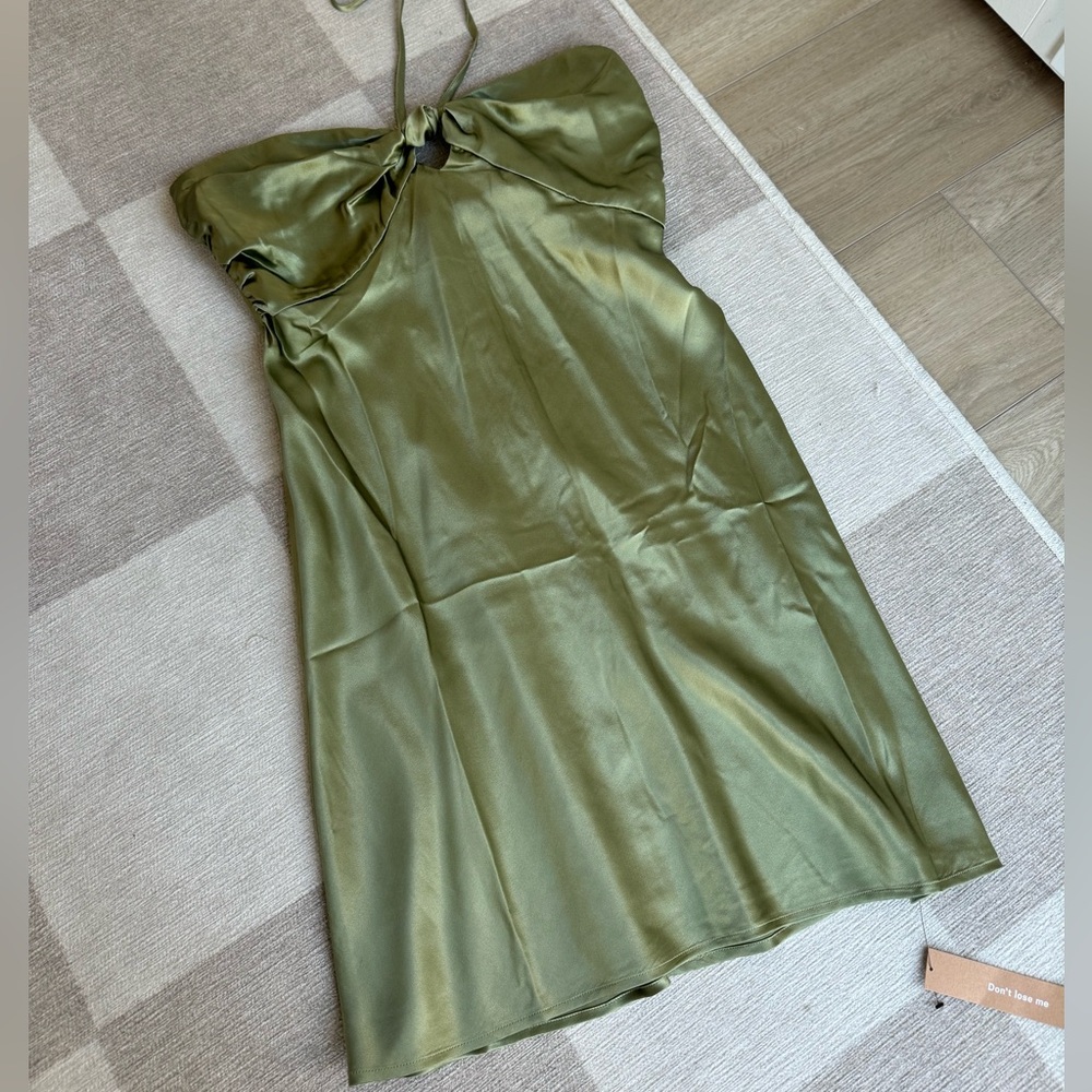 Reformation Sorrentine Silk Dress